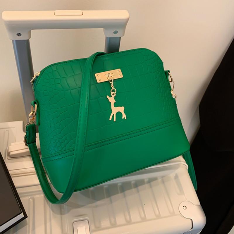 

Yogodlns Аллигатор Шаблон Сумка плечо Женщины PU КожаНая сумка Оболочка Повседневная сумка Crossbody Дамы Шоппинг Сумочка Кошелек телефон Кошелек