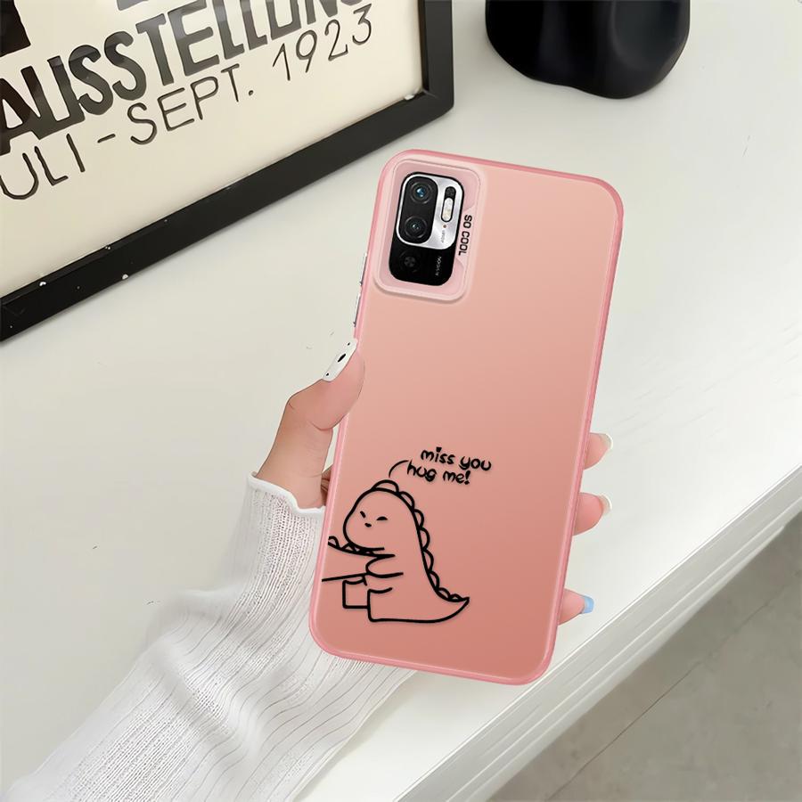 

Cute Couple Dinosaur Case for Xiaomi Poco X3 NFC C61 X3 Pro C50 C51 Phone Cover Poco C51