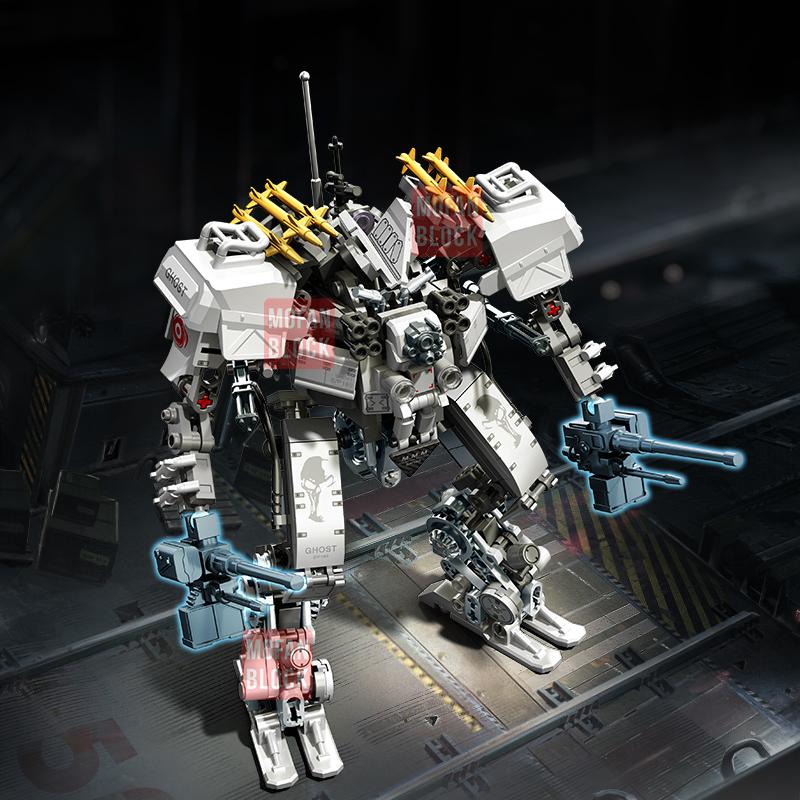 SEMBO BLOCK The Wandering Earth Mecha Mobile Robot Building Blocks MOC Classic Movie Model Assembly Bricks Boy Toy Kid For Gifts