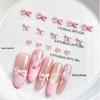 Nail Art 2025: Sweetheart Pink Bow & Pearl 3D Luxury Accessories