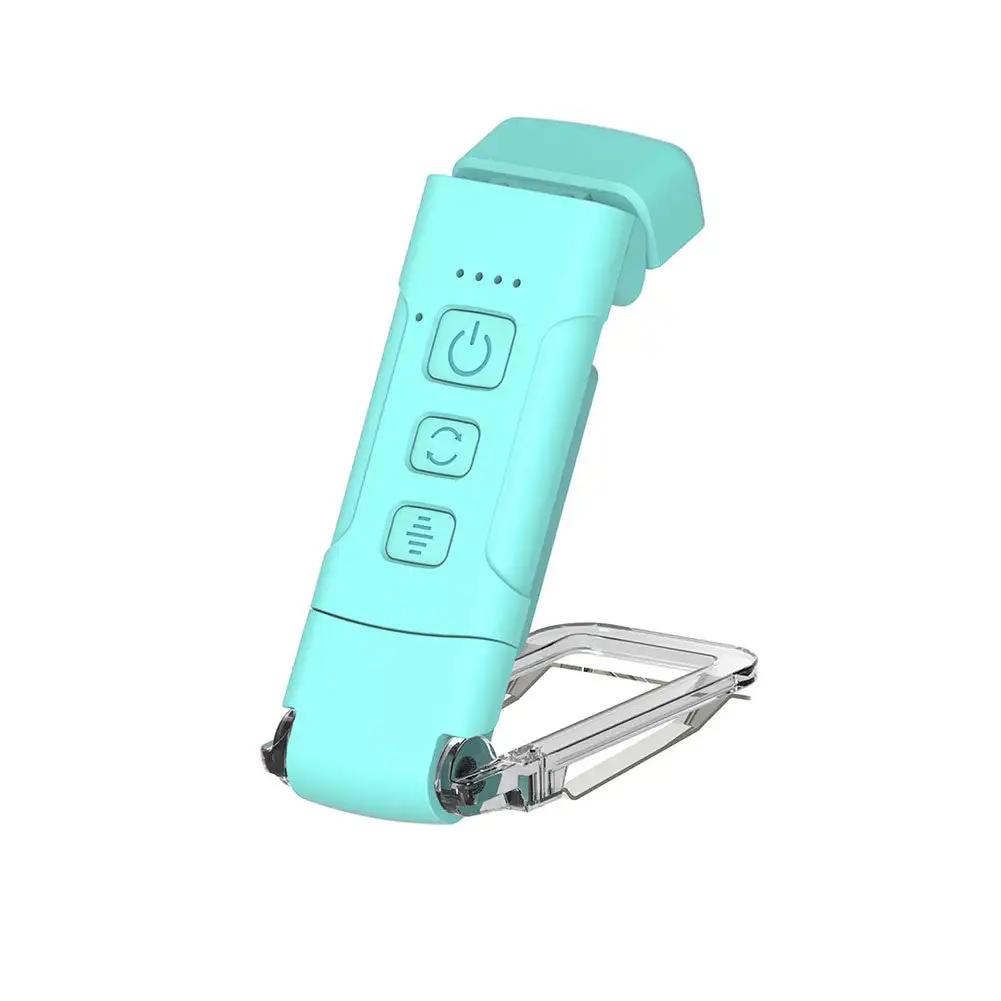 LED Clip-on Bookmark Book Light USB Rechargeable Reading Light Mini Led Brightness Adjustable Portable Bedside Desk Light