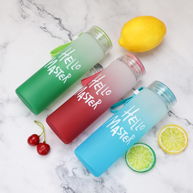 Children's Water Bottles BPA Free Portable Student Water Cup Leak-proof with Rope Camping Drinkware Drinking for Tea Coffee Milk