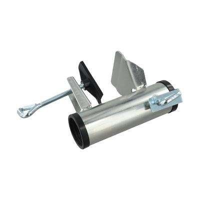 Metal Balcony Parasol Holder With Adjustable Clamp Fits Umbrella Poles 38 Millimeters Diameter Easy Tool Installation