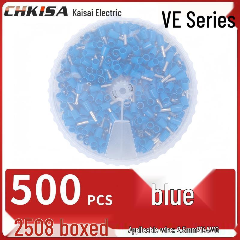 Round Tube VE Terminal Storage Box for Quick Wiring and Cold Pressed Ferrules