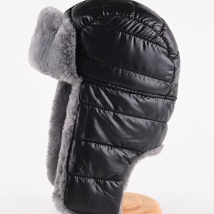 New Product Thickened and Velvet Warm Hat for Men In Autumn and Winter, Outdoor Riding Northeast Windproof Ear Protection Lei Feng Hat