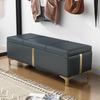 Multifunctional Storage Shoe Bench with Cushion for Entryway or Fitting Room
