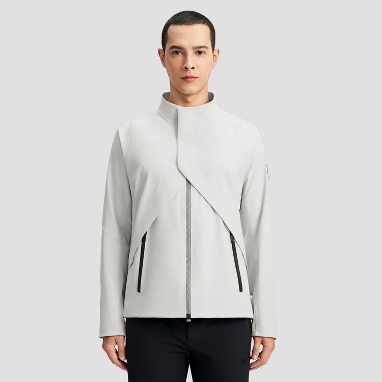 DESCENTE Dualis Jackets Men's Stand Collar Moderate Straight Fit D4131DJK83