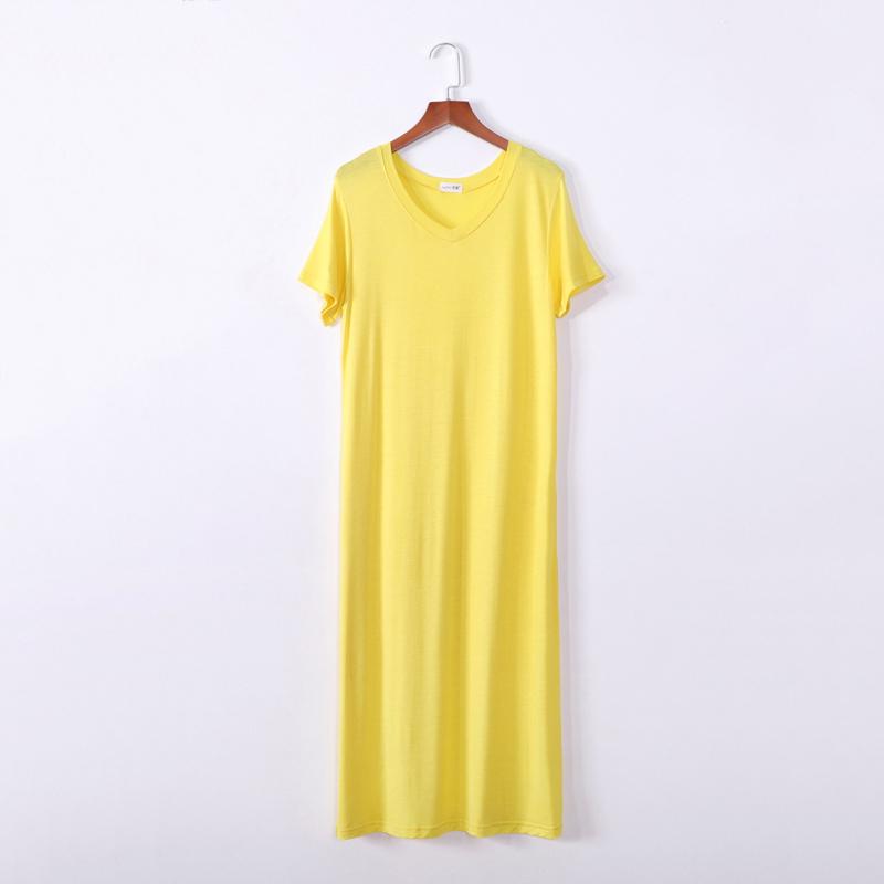 

Women Short Summer Sleeves Dress Bandage Bodycon Evening Party Long Dress Maxi Yellow,2XL