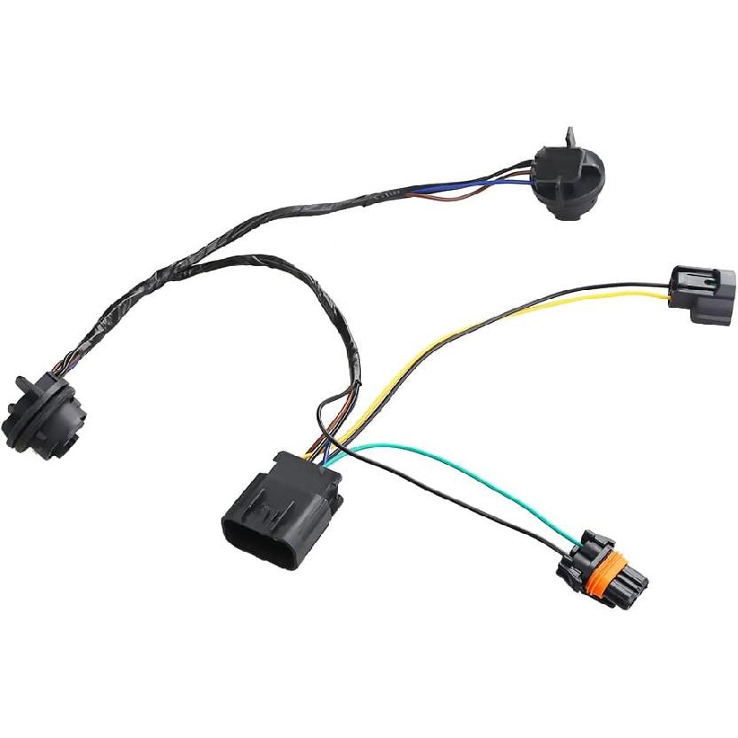 Compatible with Headlight Wiring Harness Chevy Silverado 1500 2500HD 3500 3500HD 2007 2008 2009 2010 2011 2012 2013 2014, Lamp Wire Harness, Front