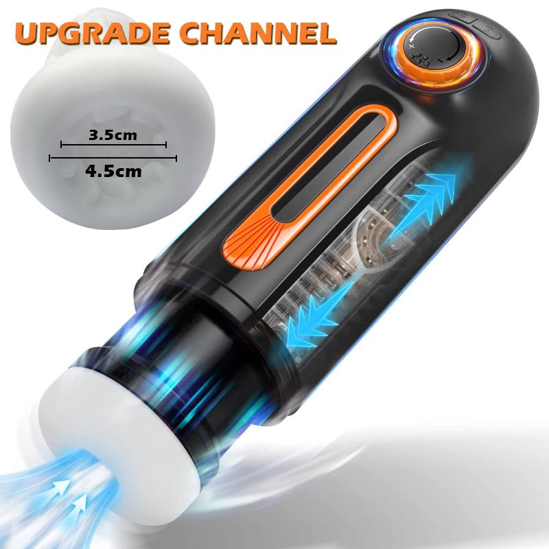6 IN 1 Masturbation for Men Automatic Telescopic Sucking Blowjob Man Vibrator Masturbator Cup Pussy Real Vagina Sex Toys for Men