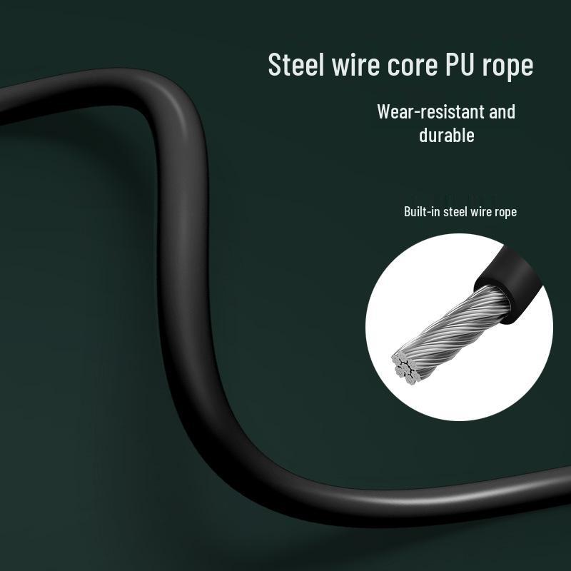 Adjustable Weighted Steel Jump Rope for Adult Fitness with Bearings