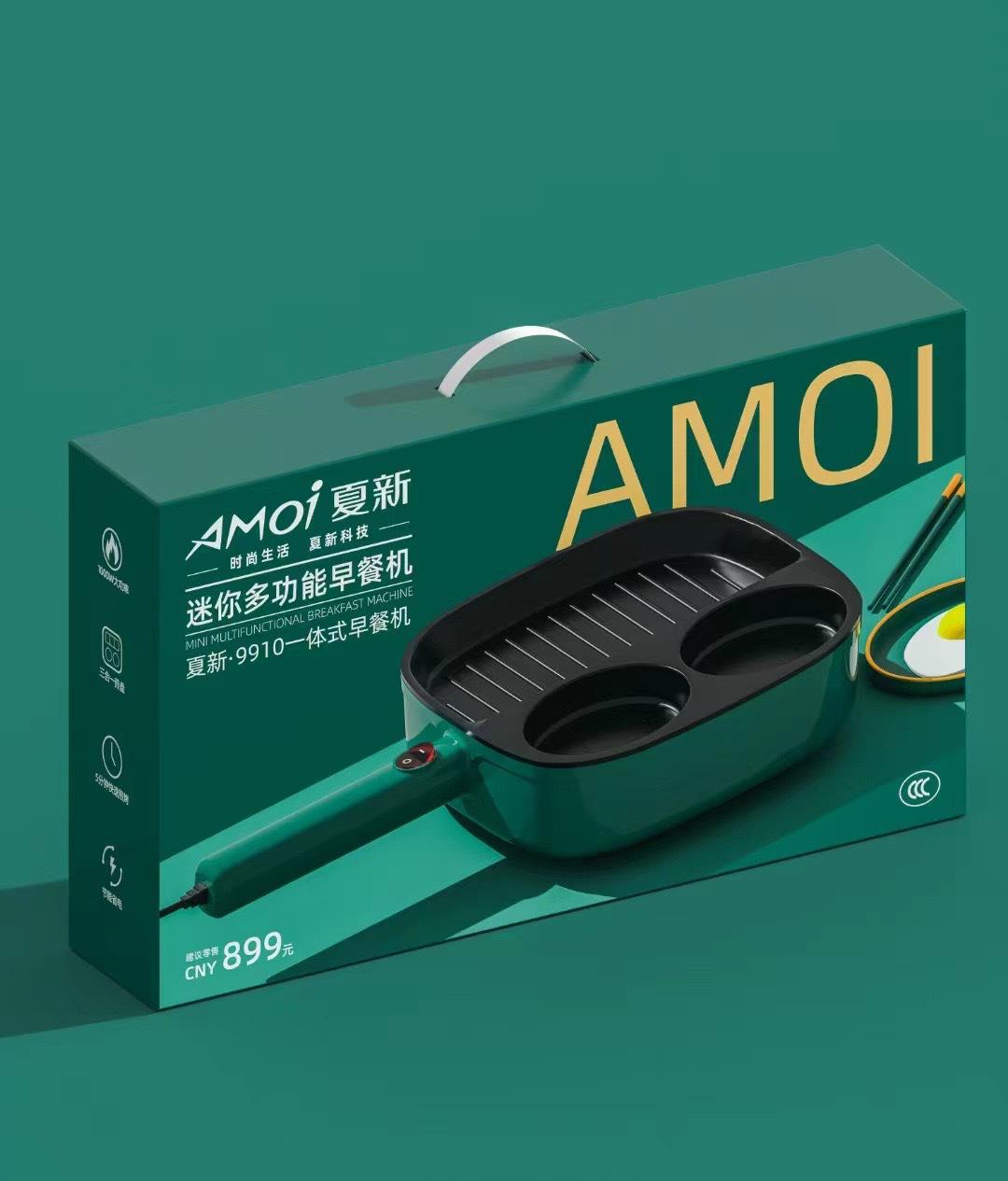 

Многофункциональная машина для приготовления завтрака Yellow Duck: Сэндвичница, тостер, вафельница и фритюрница для домашнего использования.