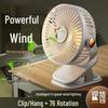 Rechargeable Clip-On Mini Fan: Ideal for Dorms, Beds, Desks, Offers Quiet Operation & High Airflow