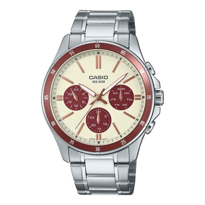 Casio Standard Quartz Men s Watch MTP-1374D-5A2V Cream