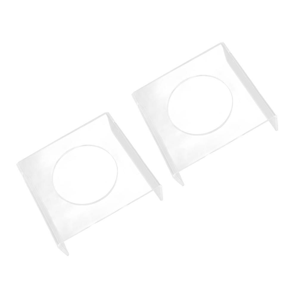 2PCS Football Stand Clear Display Holder Acrylic Stable Support Anti Scratch Versatile Display Rack for Basketball