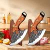 WXCOO Handmade Forged Kitchen Knife Fruit Slicing Utility Knife Specialized for Slaughtering Bone Removal Knife Kitchen Supplies