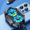 1Pc Game Cooling Backclip Fs01 Dual Fan Rechargeable Mobile Phone Cooler Long Lasting And Stronger Air Cooling