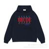 Rhude Horse Sunset Print Hoodie Loose Fit Casual Long Sleeve Sweatshirt Teens
