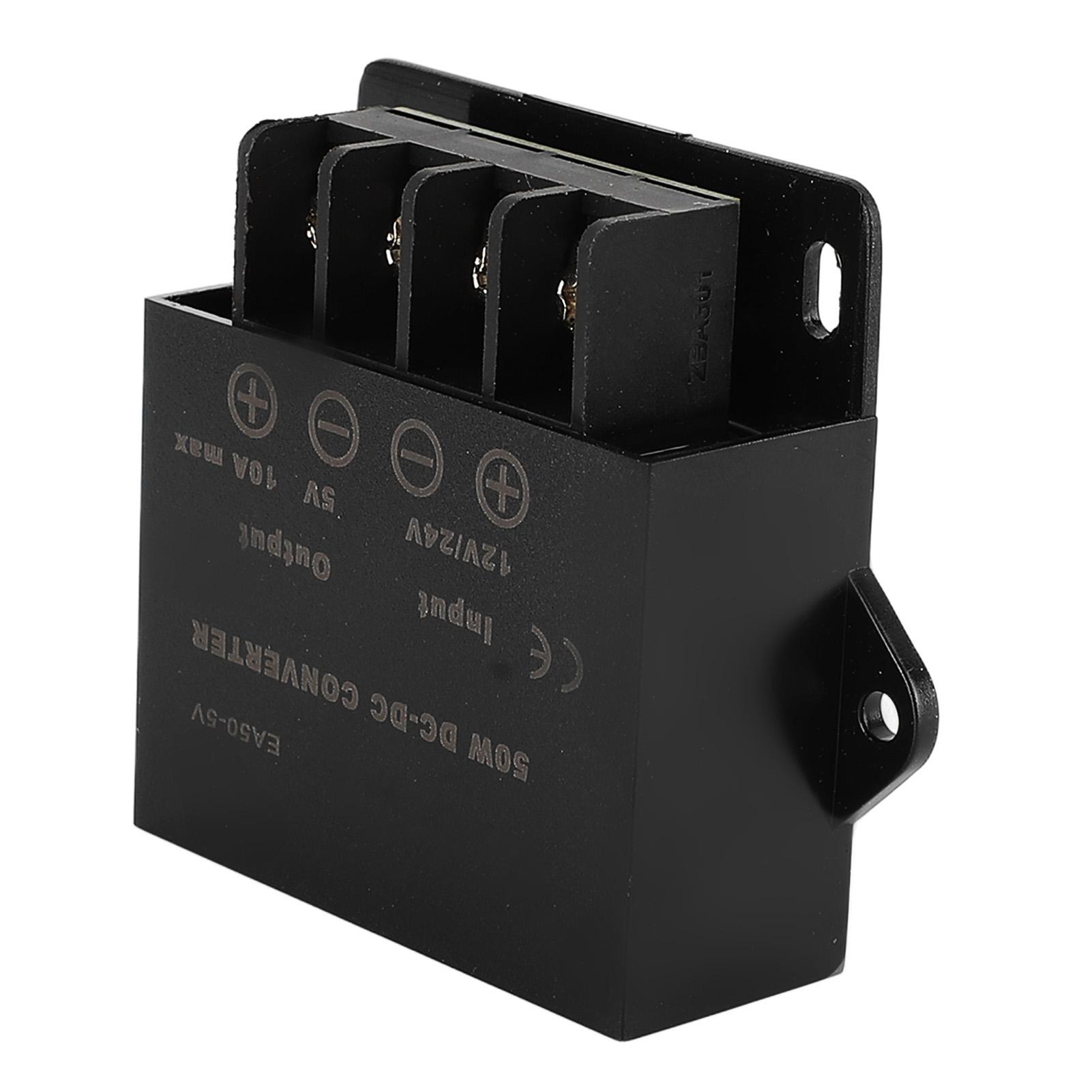 

12V 24V to 5V Voltage Converter High Conversion Efficiency Good Heat Dissipation Volt Transformer Module for Cars