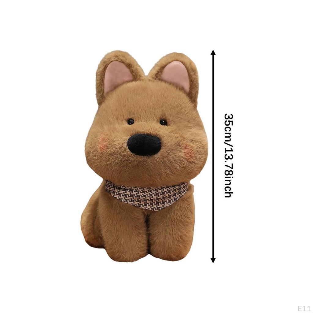 Dog Accompanied By Adorable Doll Realistic Simulation with Careful Finish And Comfortable Suitable