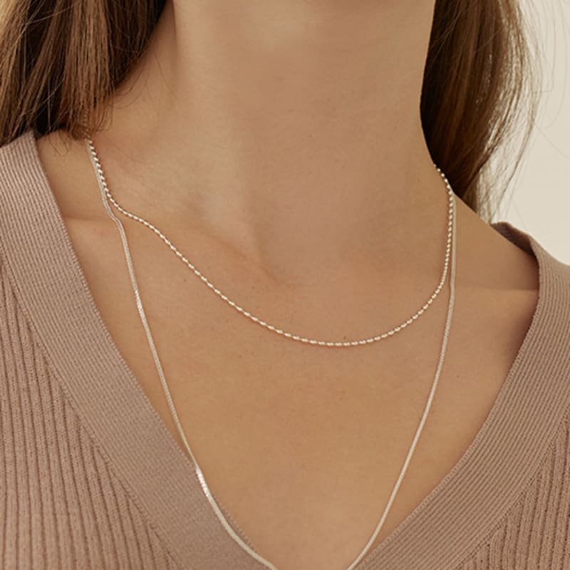 Lewe [3 possible styles] Three-way multi long necklace