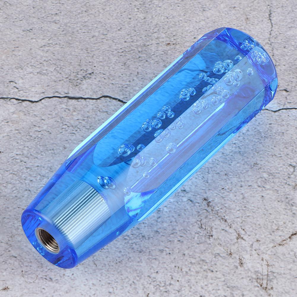 15cm 5.9in Crystal Car Shift Knob Gear Stick Lever Universal for Manual Transmission VehiclesBlue