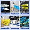 65Pcs/Roll Self Adhesive Cable Laber Paper Waterproof Smart Thermal Cable Sticker D110 Portable Identification Fiber Tag