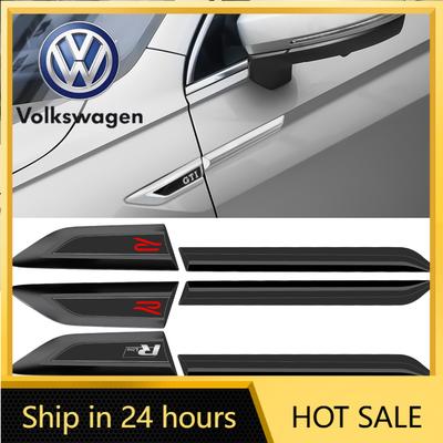 2026 Neu Für VOLKSWAGEN VW 2 Stück ABS GTI 4 Motion R RLINE Schriftzug Auto Kotflügel Seitenflügel Emblem Abzeichen Aufkleber Für VW Volkswagen Tig