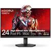 KOORUI G2421V 24-calowy Monitor Gamingowy, 80Hz 1ms Szybki Monitor IPS, Wyświetlacz 1440P HDR400, 90% Gamutu Kolorów DCI-P3, Możliwość Montażu VESA