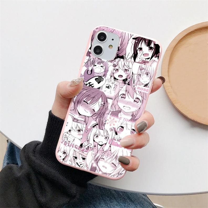 Pro Xiaomi Mi Redmi Note 11 11T 12 10 10T 5 7 9 8 8T 9T Poco M3 F3 X3 Pro 9C 9S 10S A3 9 Lite Anime Kawaii Japonská dívka Pouzdro