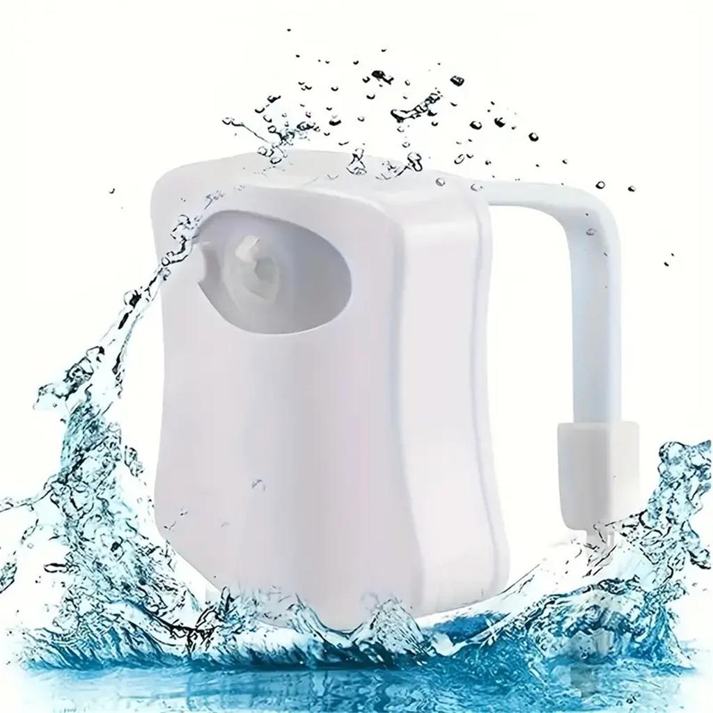 Motion Sensor Light Wireless LED Night Light RGB 8/16colors Lamp Toilet Bathroom Atmosphere Light Colorful Sensor Night Lights