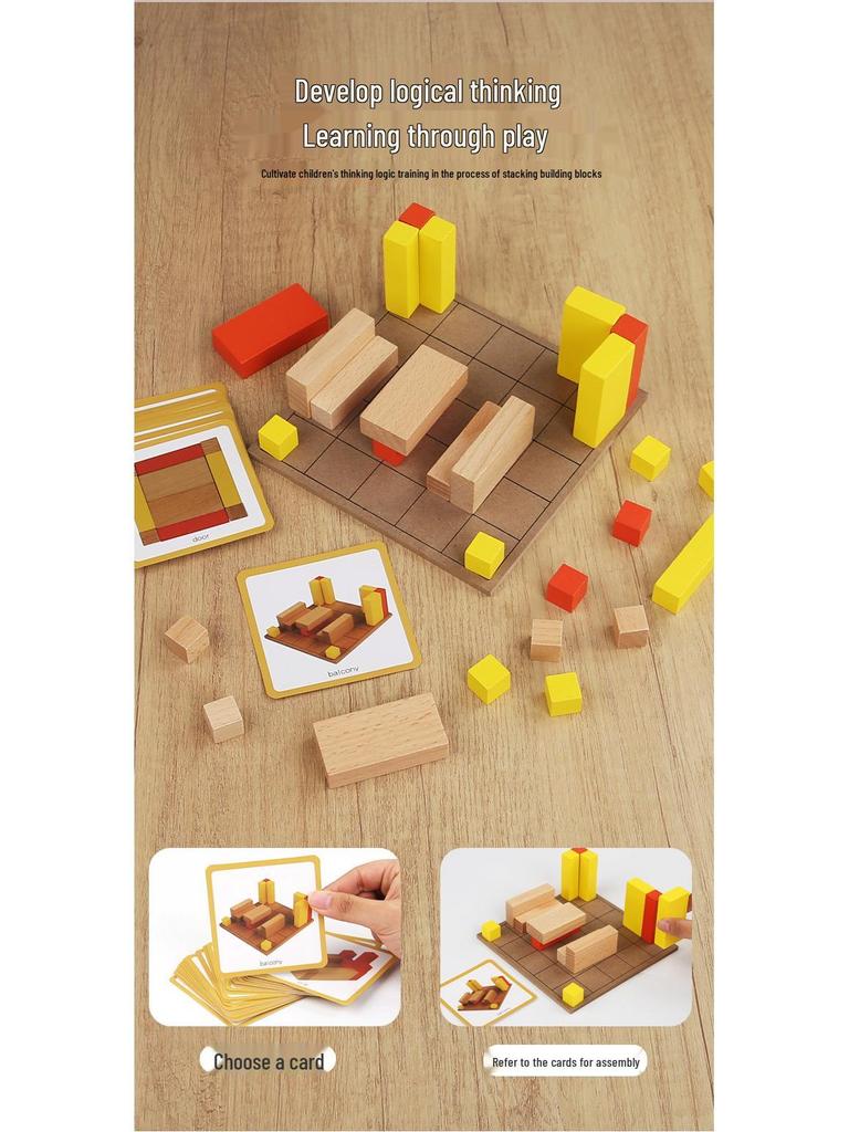 Montessori Geometric Blocks: Enhance Children's Hands-On and Thinking Skills with Parent-Child Interaction.