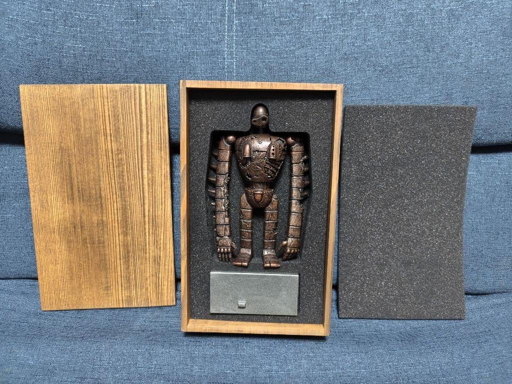 [USED] Ghibli Museum Exclusive Laputa: Castle in the Sky Rooftop Robot Soldier Figure, Pewter Metal