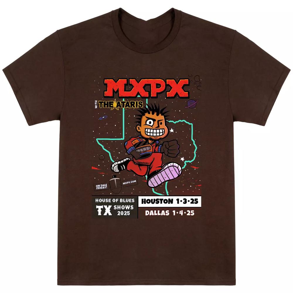 MxPx Tour 2025 Live In Concert T Shirt Full Size S-5XL Unisex T-Shirt S