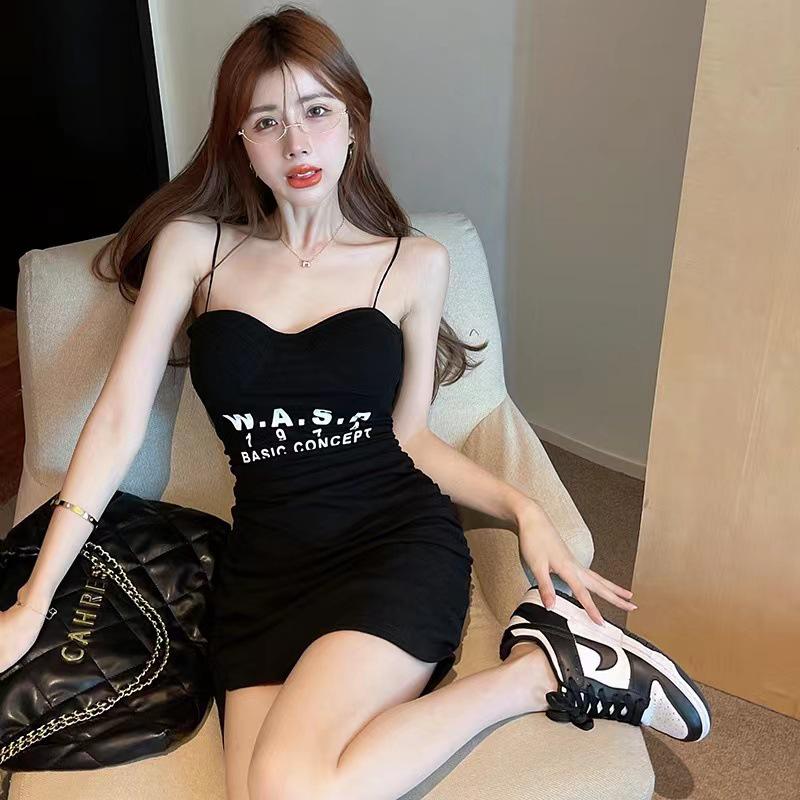 Women's Pink Strapless Bodycon Dress - Small Size, Summer Style, Ruched, Waist-Cinching Sling Design