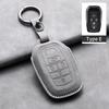 5 Buttons Car Remote Key Case Cover for Toyota Alphard Vellfire Sienna Alphard Previa RAV4 Leather Car Key Fob Protector Bag