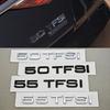 2026 Caldo Per A6 A7 A8 Q7 Q8 Horch Accessori Esterni Lettere Auto Logo Cromato Nero ABS 50 TFSI 55 TFSI Emblema Badge Portellone Posteriore