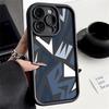 For iPhone 16 Pro Max 15 Pro 14 Plus 13 12 11 XS XR 8 7 Case Shell Geometry Print TPU Soft Shockproof Matte Phone Cover