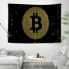 Crypto Currency Colorful Tapestry Wall Hanging Cheap Hippie Wall Hanging Bohemian Wall Tapestries Mandala Wall Hanging Sheets