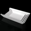Barbecue Plate Square Heat-resistant Melamine Multipurpose Reusable Skewered Plate Kitchen Supplies
