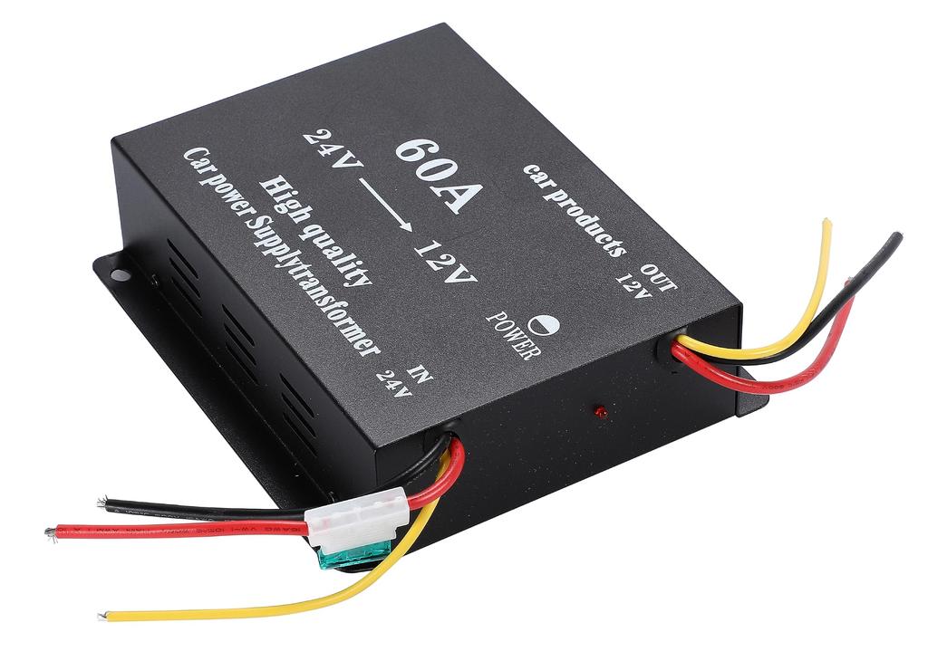 YU-YU DC-DC Converter, DC 24V to , 60A, Deco Converter, DC Voltage Converter, Cooling