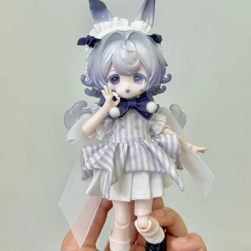 På lager Come4free 1/12 Bjd Blind Box Bonnie Meteorologisk Stjerne Språk Serie Kawaii Kanin Bjd Skrivebordsleddet Figur