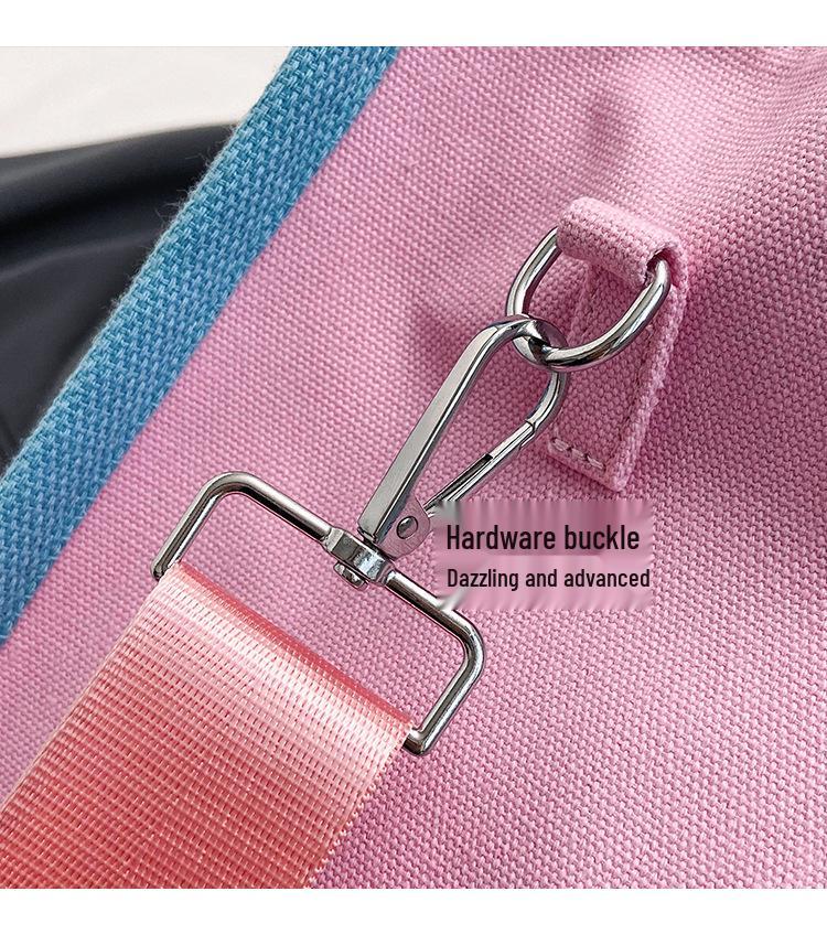 Damska torba płócienna typu tote o dużej pojemności