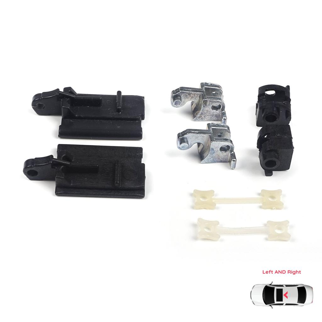 BSR531+BSR532 Sunroof Sliding Rail Lift Lever Hinge Repair 8 PCS Set Left Right for BMW 3 E36 E46 7 E38 54128119747 54128119748