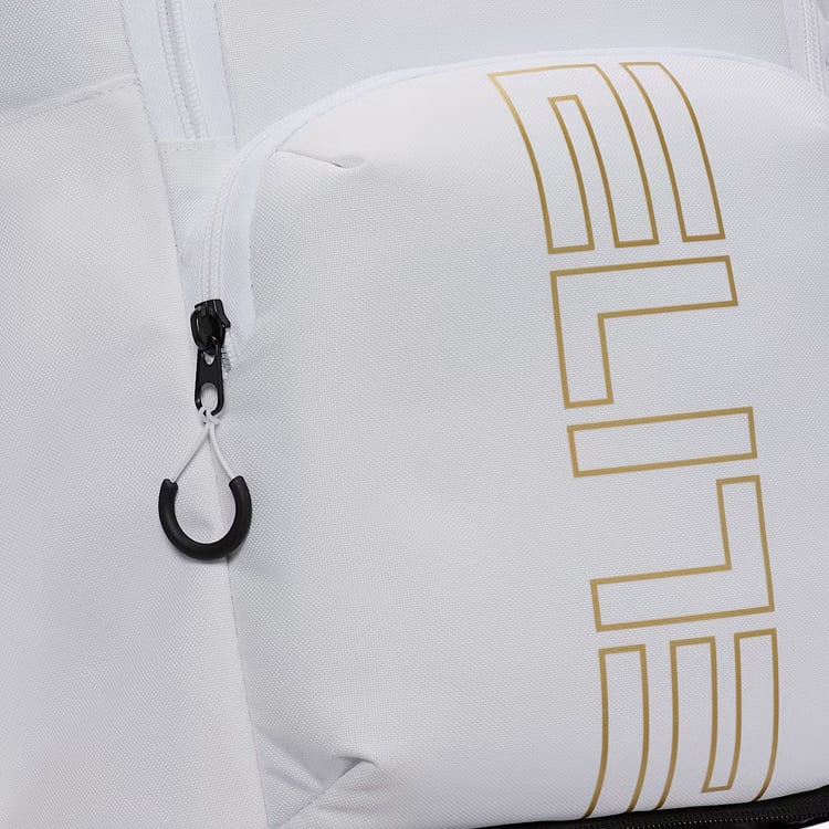 Nike Varsity Elite Polyester Backpacks Unisex White HM9965-100