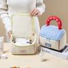 Niedliche Haus-Make-up-Tasche, Kabinen-Waschtasche mit großem Fassungsvermögen, Hand in Hand Trage-Aufbewahrungstasche, Aufbewahrungstasche im weichen und niedlichen Mädchenstil