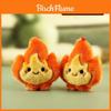 Plush Fire Flame Keychain For Students And Couples Cute Cartoon Bag Charm Gift