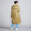 Compact Aquablock and Kelp Size M Raincoat, Water-Resistant, Breathable, Water-Repellent, B2MEC260, Women's, Beige,