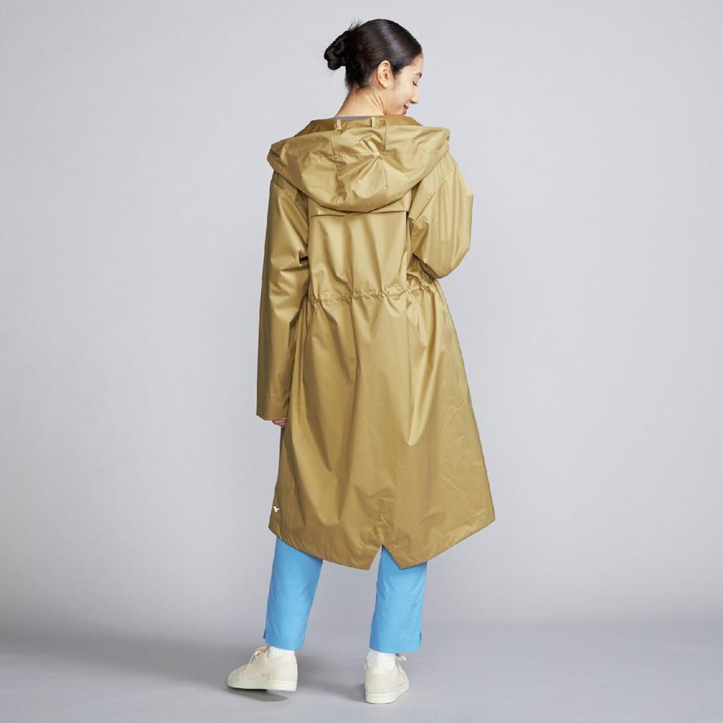 Compact Aquablock and Kelp Size M Raincoat, Water-Resistant, Breathable, Water-Repellent, B2MEC260, Women's, Beige,