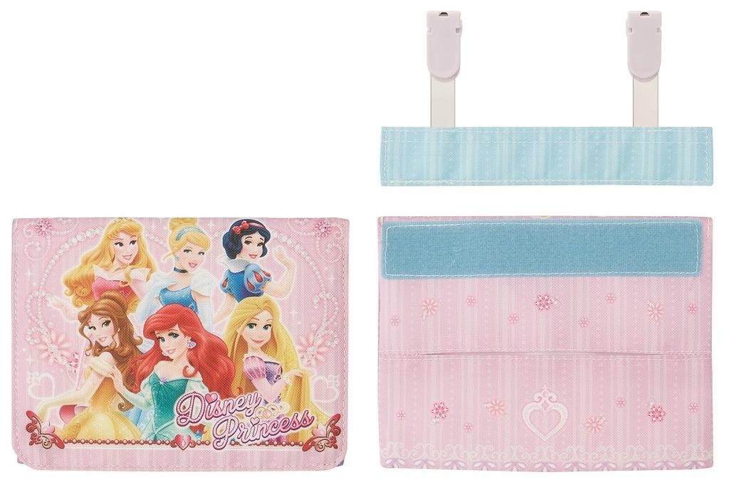 Skater Outing Pocket 11cm H X 14cm W X 3cm Princess ODKP1 Bag, D, Disney,